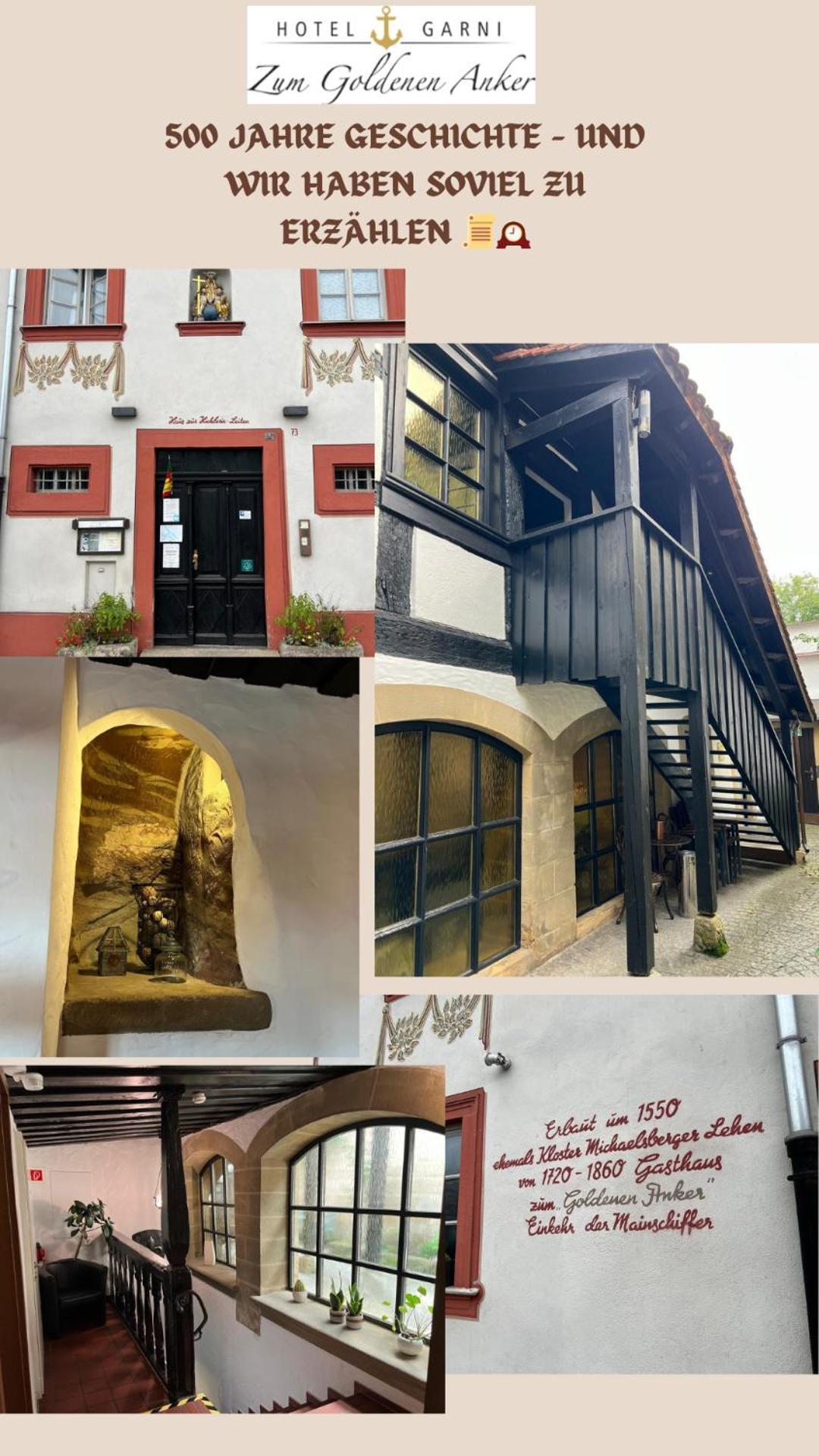 Hotel Zum Goldenen Anker Bamberg Eksteriør bilde